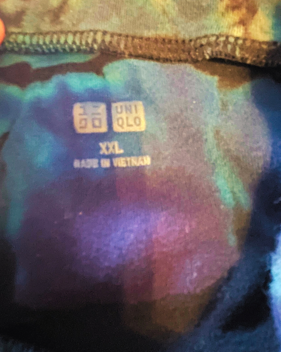 03 Uniqlo mock neck long sleeve reverse dye- snakebootzvtg (2xl)