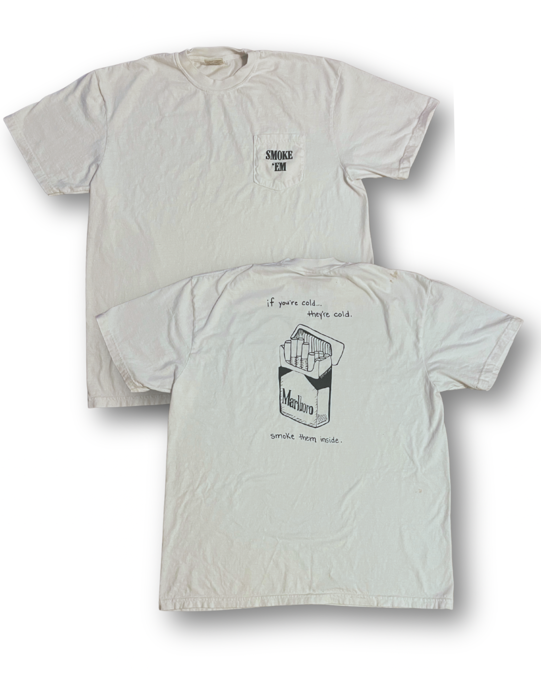 00 SMOKE EM pocket tee PREORDER