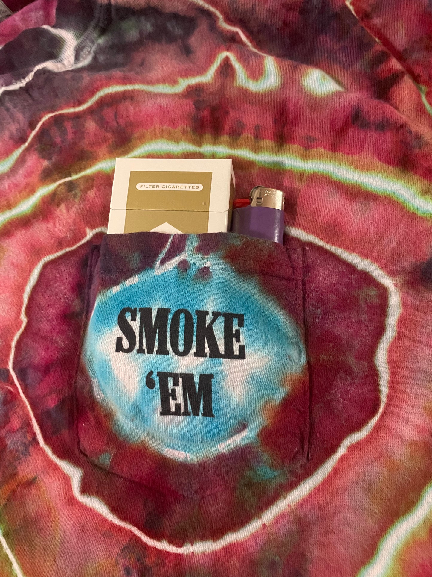 00 SMOKE EM pocket tee PREORDER