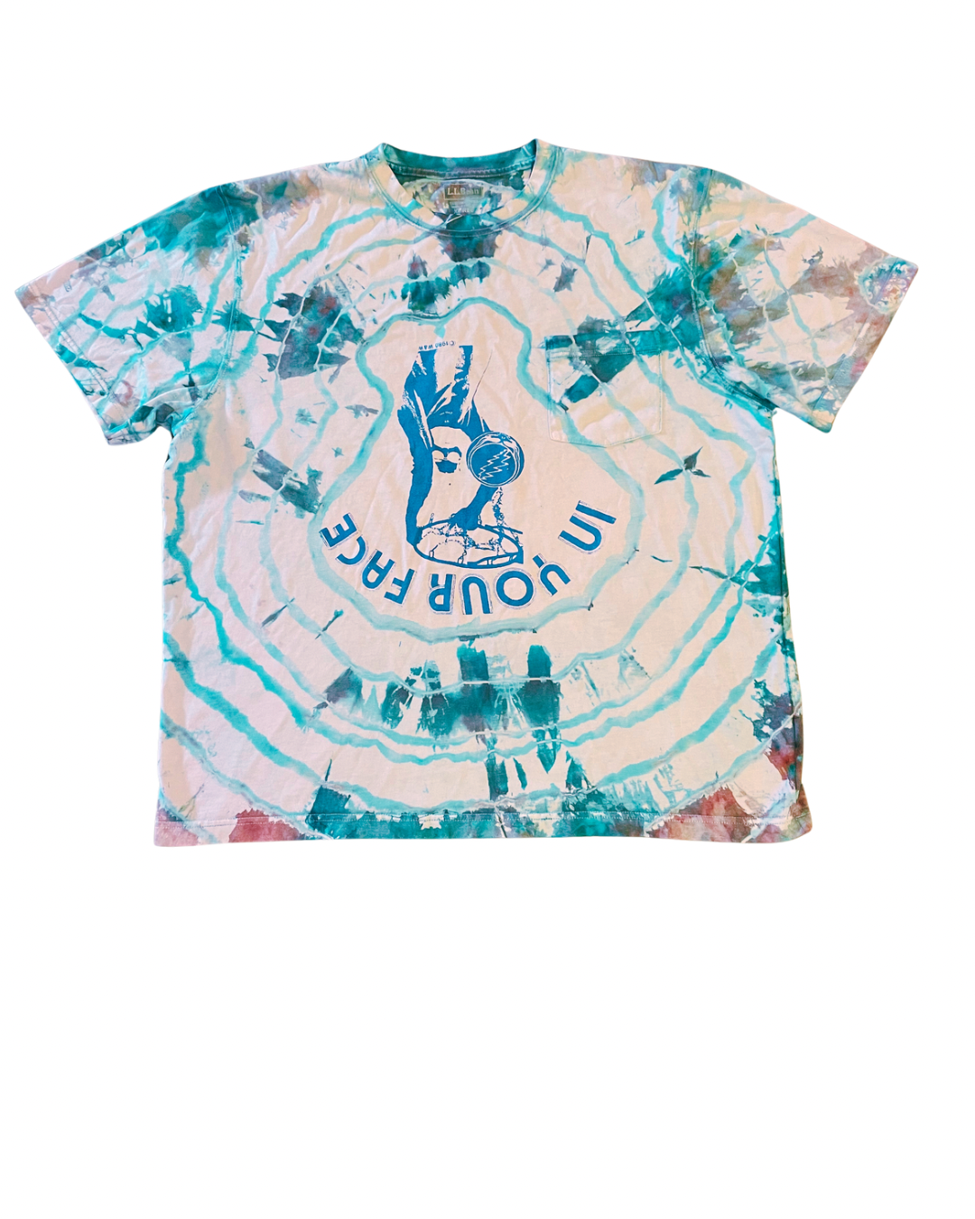 04 vintage LLBean pocket tee mystery dye - snakebootzvtg (xl)