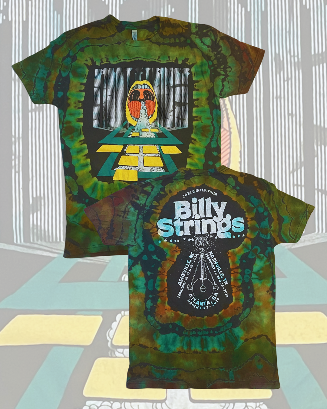 00 Official Billy Strings Mouth reverse dye (medium)