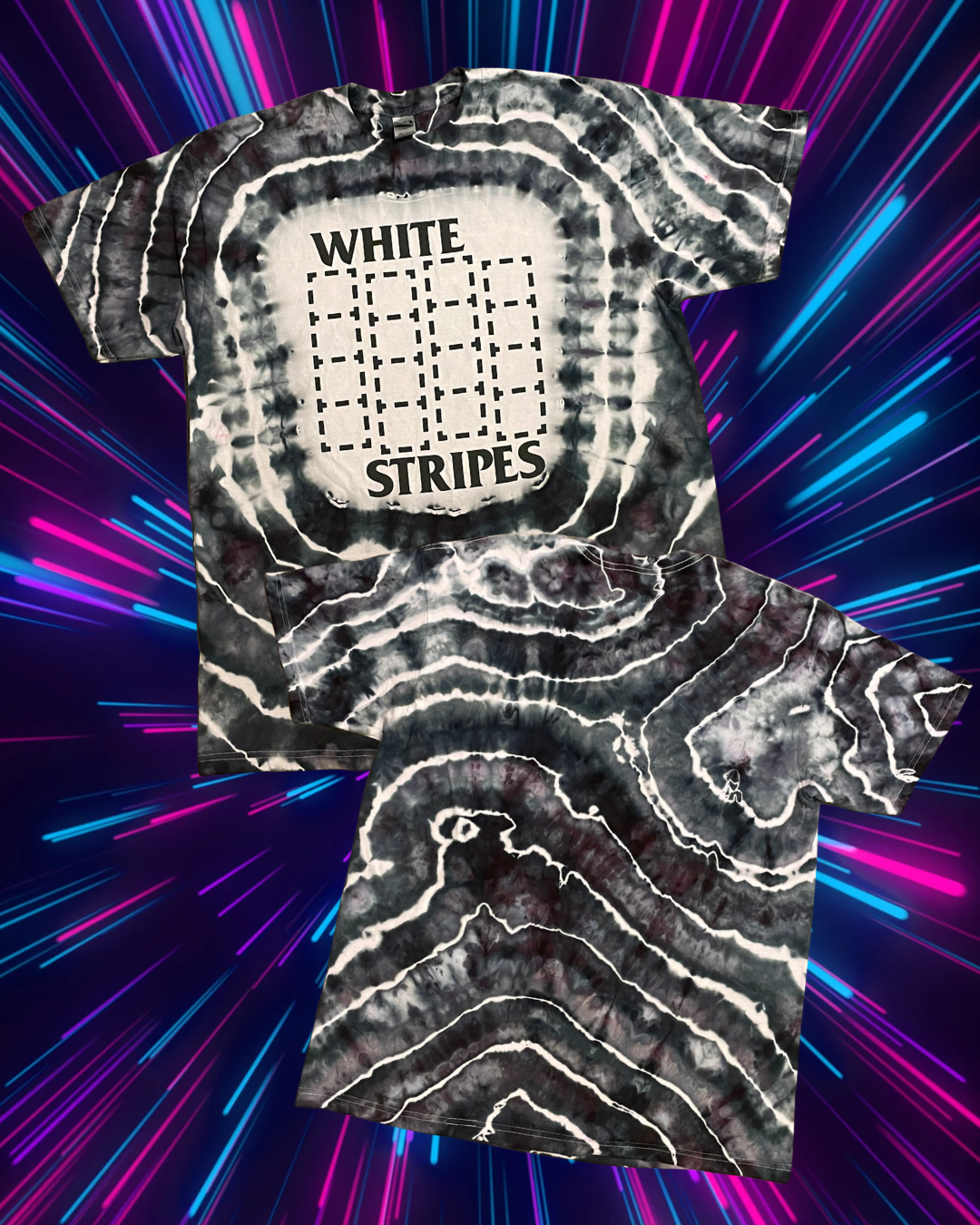 04 blackout white stripes dye (xl)