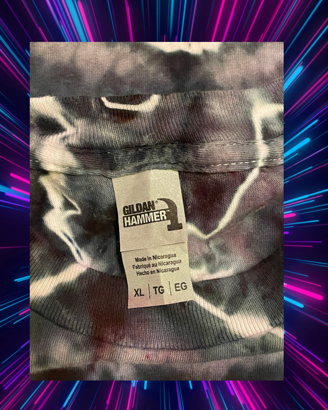 04 blackout white stripes dye (xl)