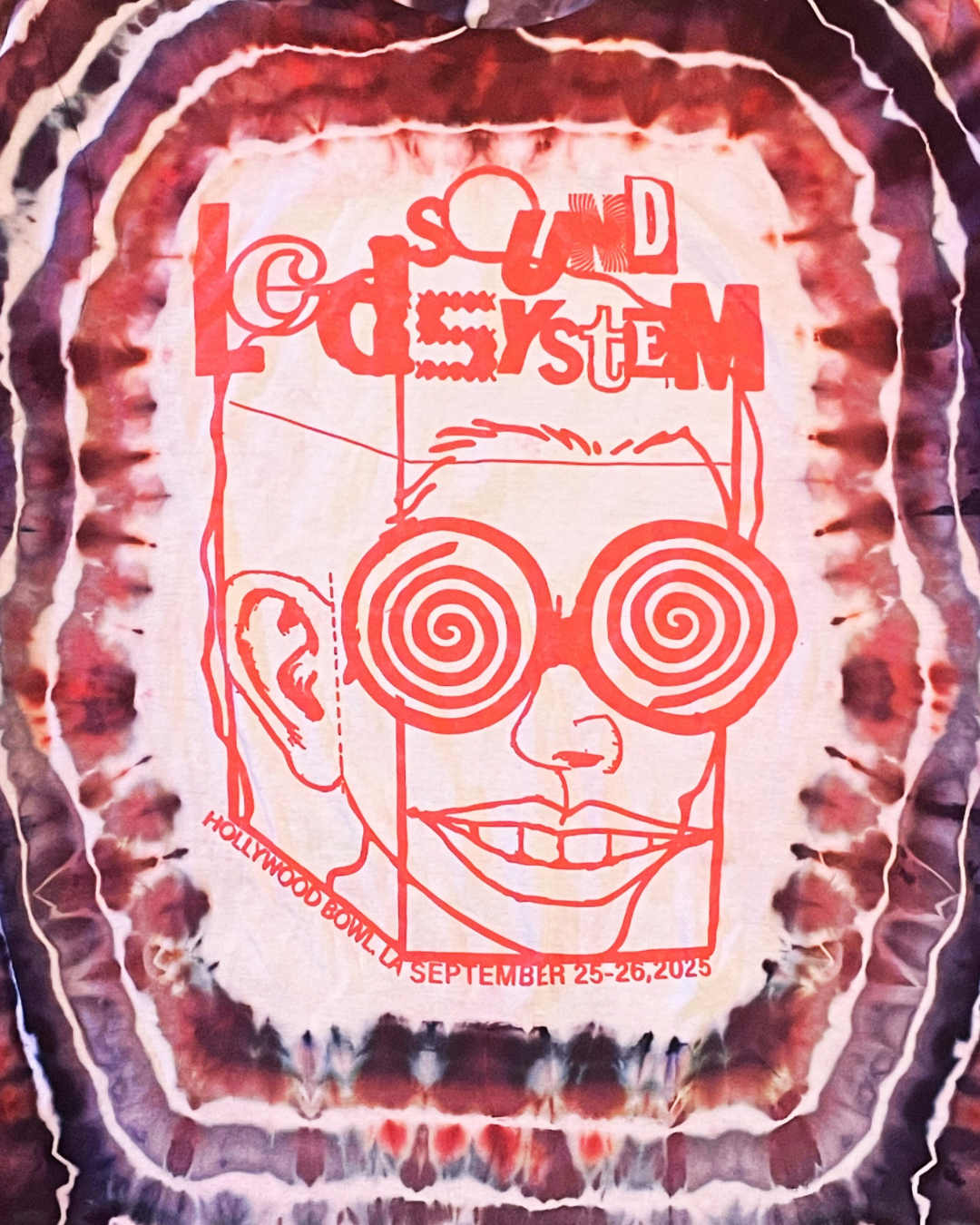 LCDSOUNDSYSTEM Hollywood bowl dye (large)